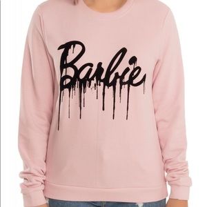 Eleven Paris x Barbie pink crewneck sweatshirt